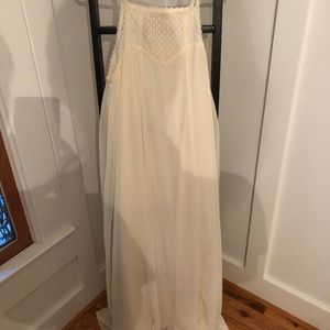Off White Maxi Dress